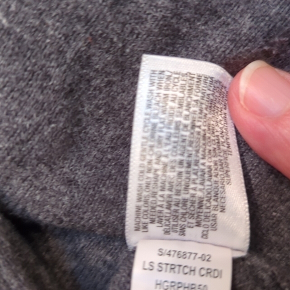 Old Navy Stretch Women's Long Sleeve Gray Cardigan Size XS - Picture 6 of 7